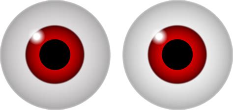 Red Eye Googly Eyes Color Clip Art Eye Clip Art Png Download 900