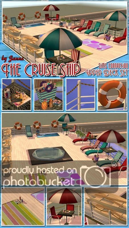 Cruise Ship Upper Desk Sims Sims 2 Sims 4