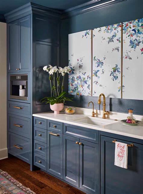 Modern lacquer kitchen cabinets uv or acrylic modular kitchen. Should I Paint My Cabinets Two Different Colors? - Paper ...