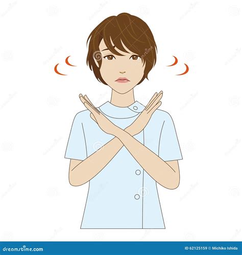 Woman Shaking Head No Stock Illustrations – 5 Woman Shaking Head No