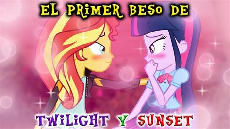 Equestria Daily Mlp Stuff Animation Twilight And Sunset First Kiss