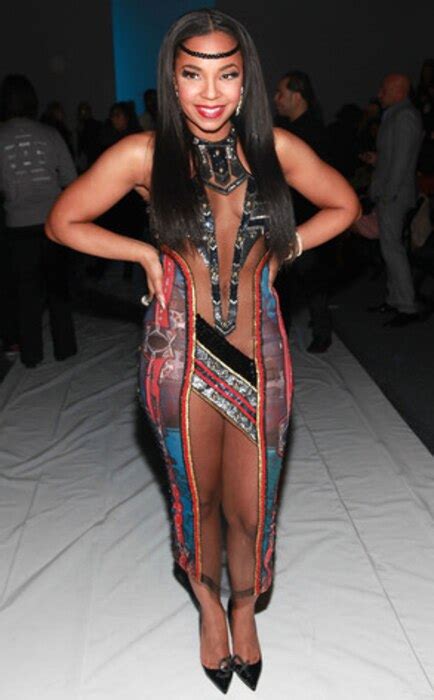 Ashanti Wears See Through Dress To Fashion Week E News