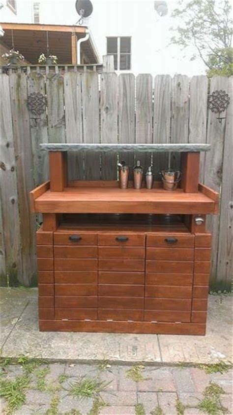 Outdoor Bar With Tilt Out Storage Do It Yourself Home Projects From