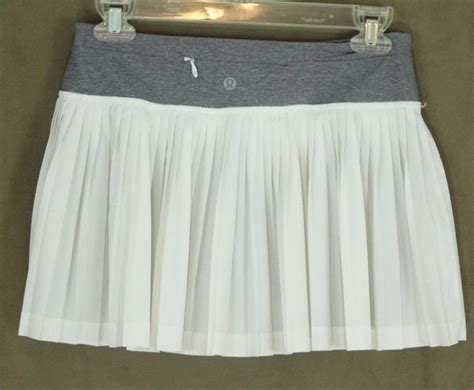 Click here to find out about the woven check pleated tennis skirt from boohoo, part of our latest tennis skirts collection ready to shop online today! Lululemon Pleat to Street Skirt Size 4 White Pleated Skort ...