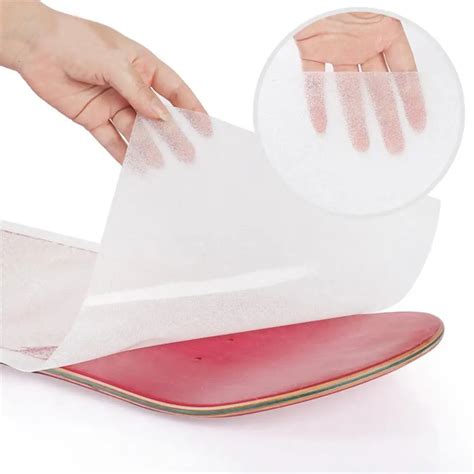 Thicken Pvc Anti Slip Transparent Skateboard Sandpaper Long Board Grip