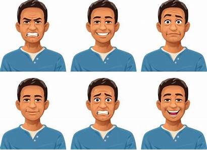 Facial Vector Expressions Young Illustrations Expression Face