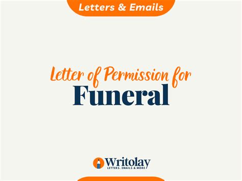 Attend Funeral Permission Letter 4 Free Templates Writolay