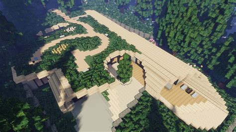 Modern Organic House Minecraft Map