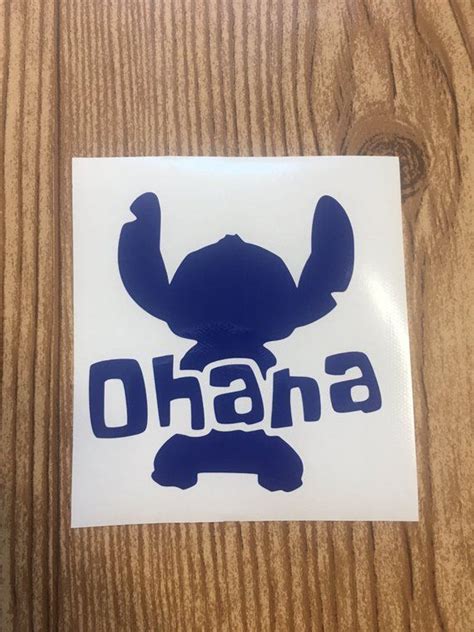 Ohana Lilo And Stitch Vinyl Decal Sticker Car Or Laptop Decal