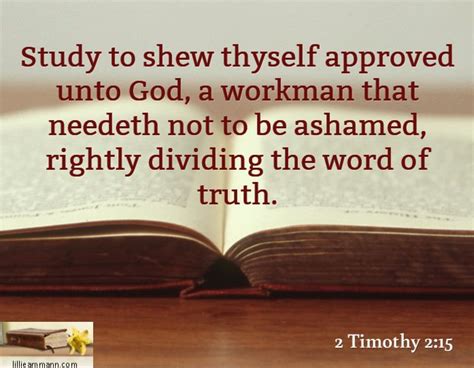 Bible Verse About Study To Show Thyself Approved Study Poster