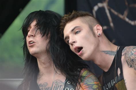 Andy Biersack And Jake Pitts At Warped Tour 2013 Bvb