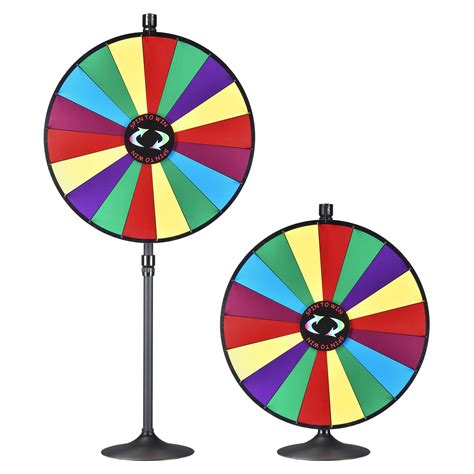 Buy Winspin 36 Inch Heavy Duty Prize Wheel Dual Use Adjustable Op And