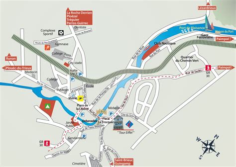 Plan De La Ville Port De Pontrieux Guide Du Port