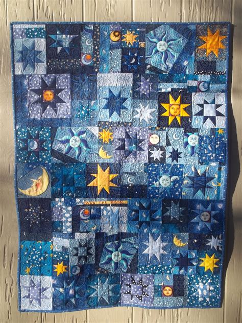 Kelly Girl Quilts Stars And Moon Quilt Finish
