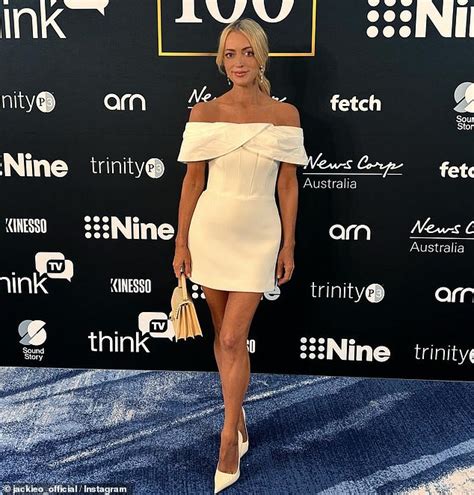 Jackie O Henderson Shows Off Her Incredible Slimmed Down Figure In Little White Dress After
