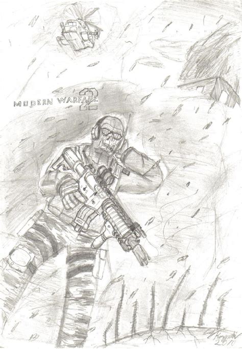 Call Of Duty Mw2 Ghost By Agentcigaro On Deviantart