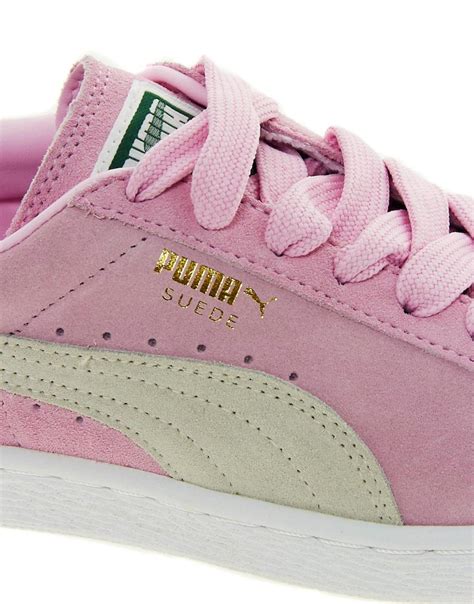 Pink Puma Suede Classic Baby Pink Trainers At Asos