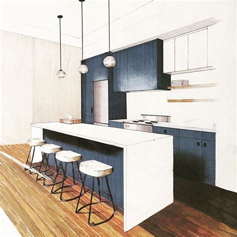 Interior Design Kitchen Sketch The Responsive Home Project Completes