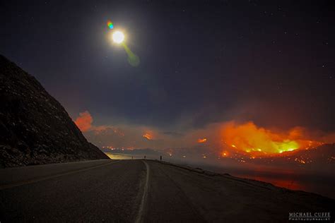 Photos Destructive Beauty Of Erskine Fire Captured At Night Abc7 Los