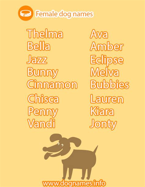Names For Females Dog Names