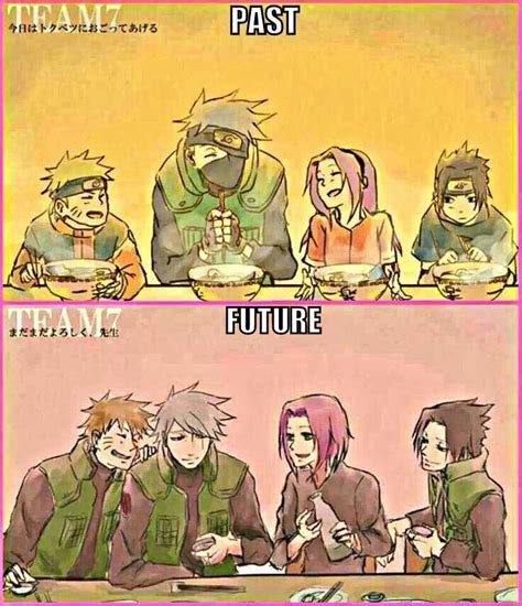 Team 7 Past And Maybe The Future From Naruto Naruto Shippuden Anime