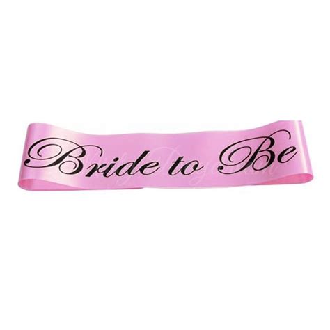 Posted 5 years ago in paper. Bride to Be (Script Font Pink) Sash