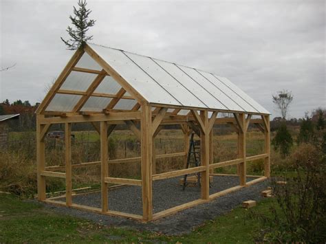 Pin By Rob Lemire On Alternate Structures Timber Frame Greenhouse