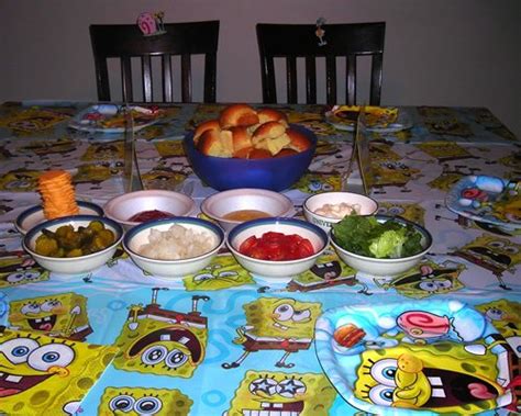 Insignificant Significance Sponge Bob Theme Dinner