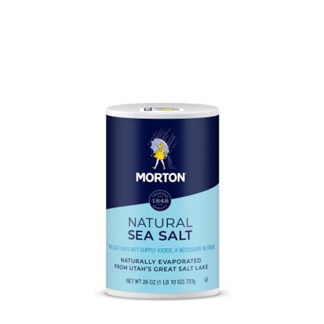 Morton® Natural Sea Salt 26 Oz Kroger