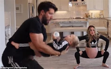 Heavily Pregnant Woman Expecting Triplets Tries To Dance Her Way Into