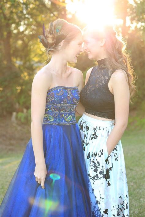 Pin By Megan On Pretty Lesbian Couples Prom Tumblr Strapless Dress Formal Girl