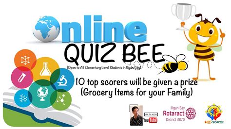 Online Quiz Bee Competition Elementary Level Guidelines Iligan City