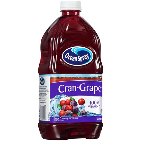 Ocean Spray Cran Grape Juice Drink 64 Fl Oz Bottle La Comprita