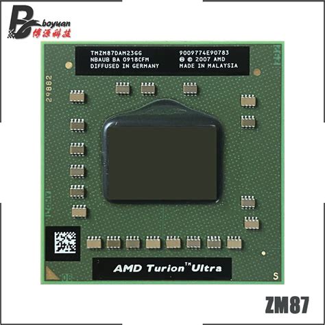 Amd Turion X2 Ultra Zm 87 Zm 87 Zm87 24 Ghz Dual Core Dual Thread Cpu