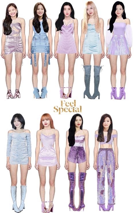 Feel Special Stage Fake Kpop Group Outfit Ideas Kpop Outfits