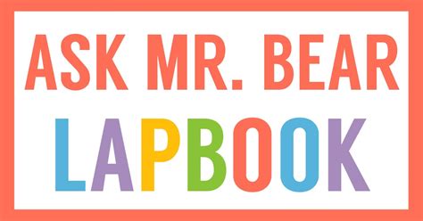 Ask Mr Bear Lapbook Homeschool Share