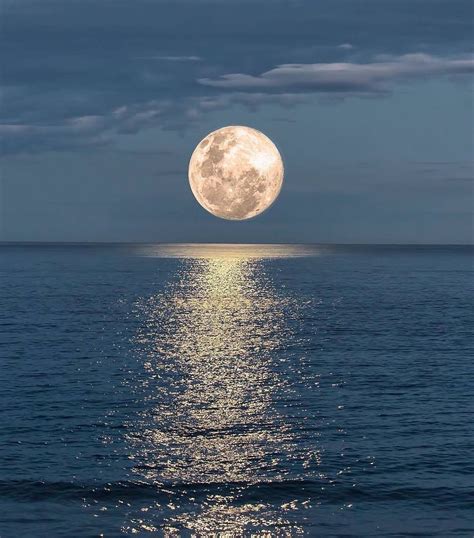 Super Moon Over The Water Moon Moon Luna Moon Moon Art Moon