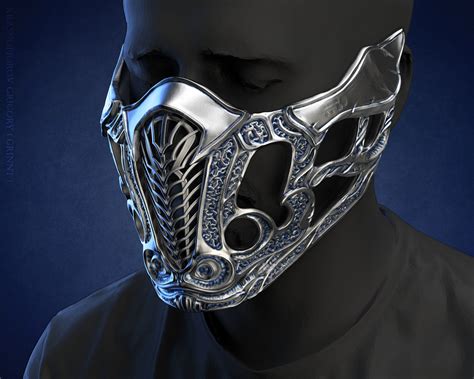 Sub Zero Mask For Face From Mortal Kombat 2021 3d Print Model 3d Model