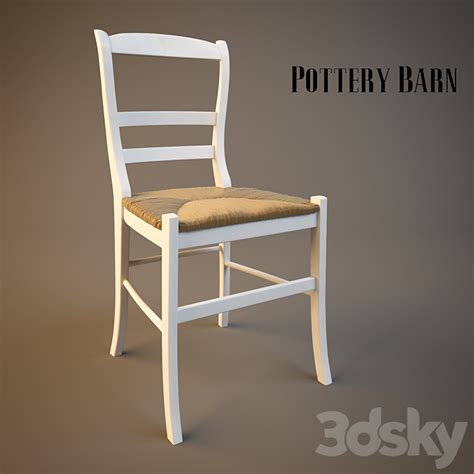 Pottery Barn Isabella Chair Chair 3d Model