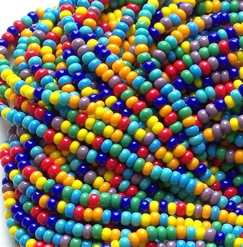 Opaque Color Bead Mix 60 Czech Glass Seed Beads 4mm Preciosa Seed