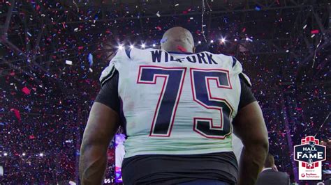 Vince Wilfork Patriots Hall Of Fame Enshrinee