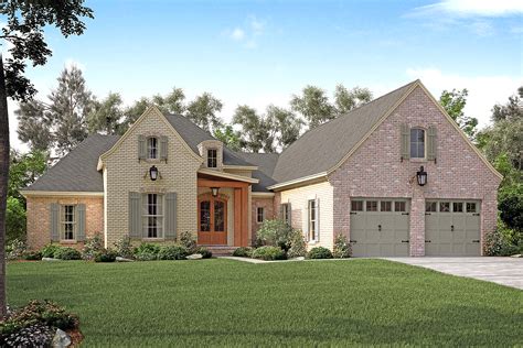 These houses have neutral colors on the outside and are also built on larger acreage to accommodate circular driveways. French House Plan #142-1149: 3 Bedrm, 2217 Sq Ft Home Plan ...