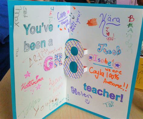 Handmade teacher gifts to buy. Eight