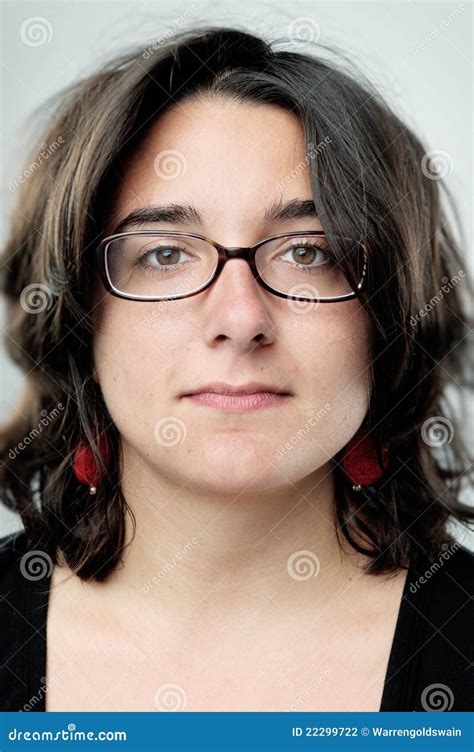 Real Normal Person Portrait Stock Photo Image Of Close Casual 22299722
