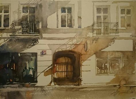 Jacek Jaroszewski Lodz Ulpiotrkowska 28 Watercolour 50x36cm 2015