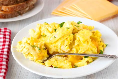 Scrambled Eggs With Cheese The Anthony Kitchen