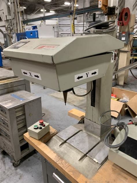 Our 3 major production centres in italy boast a record annual production. PRYOR Marktronic Multidot 2068 Marking Machine, s/n 5206405620, Mounted on Kennedy Wood Top Work ...
