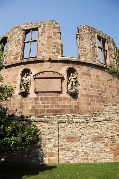 Inside And Decor Of Heidelberg Castle Or Heidelberger Schloss In