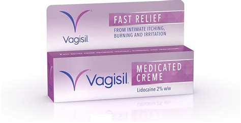 Vagisil Medicated Crème Fast Relief From Intimate Itch Burning And Irritation 30 G