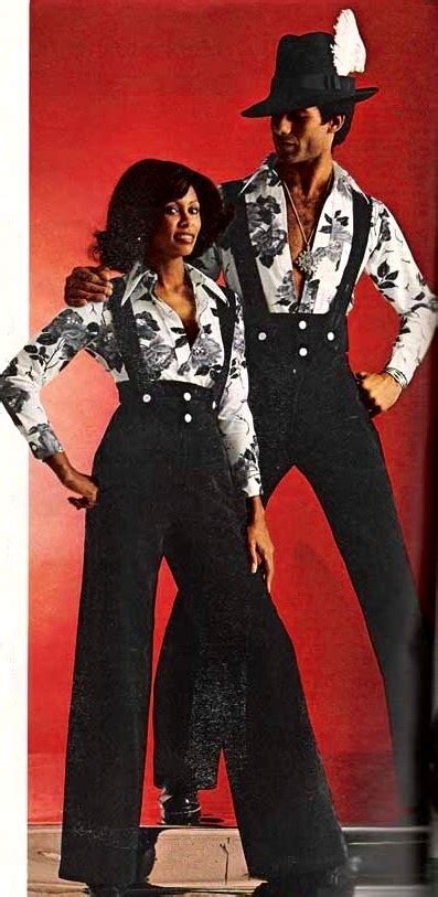 His And Hers Rocked In The 70s Fashion And Style Kleidung Hosen Und Party